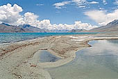  The intensely blue clear water of Pangong Tso - Ladakh 